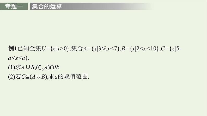 第1章集合与逻辑章末整合课件07