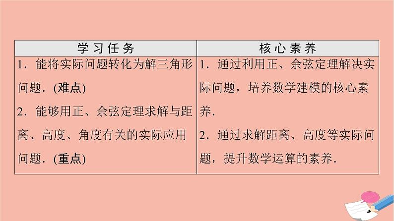 2021_2022学年新教材高中数学第6章平面向量及其应用6.4.3第4课时余弦定理正弦定理应用举例课件新人教A版必修第二册第2页