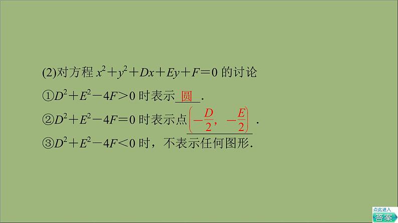 2021_2022学年新教材高中数学第2章圆与方程2.1第2课时圆的一般方程课件苏教版选择性必修第一册第6页