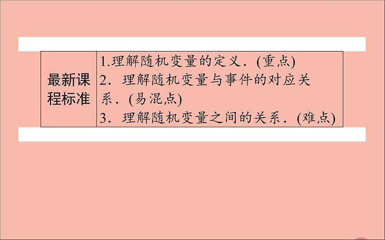 2021_2022学年新教材高中数学第四章概率与统计4.2.1随机变量及其与事件的联系课件新人教B版选择性必修第二册02