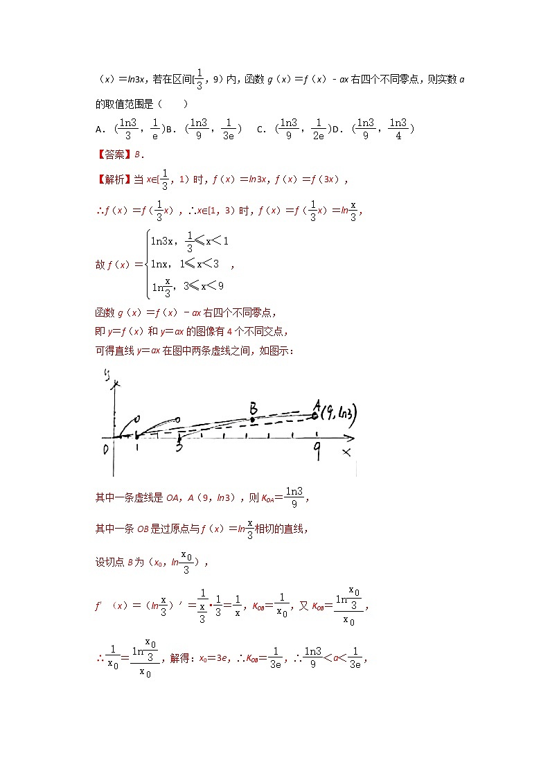 2021年高考数学真题和模拟题分类汇编专题03函数含解析第3页