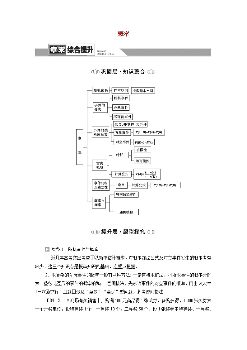 第10章概率章末综合提升学案含解析01