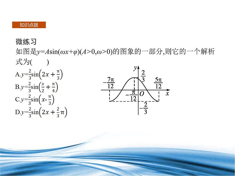 必修2数学新教材北师大版第1章习题课2函数yAsinωxφ的图象及应用pptx_48第5页