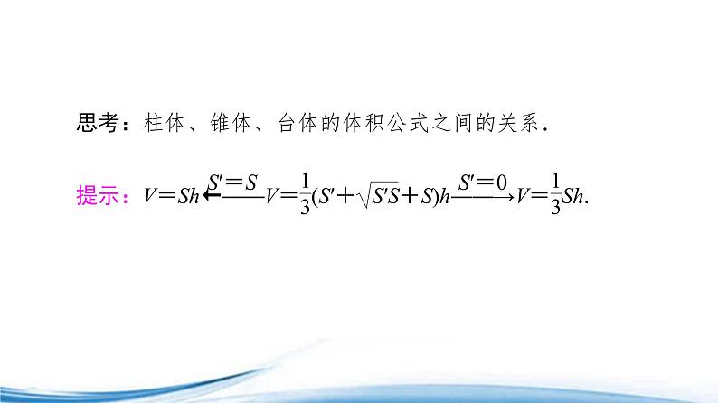 必修2数学新教材苏教版1332空间图形的体积ppt_2806