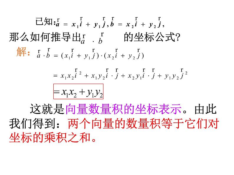 必修2数学新教材人教B版第六章623平面向量的坐标及运算ppt_2005