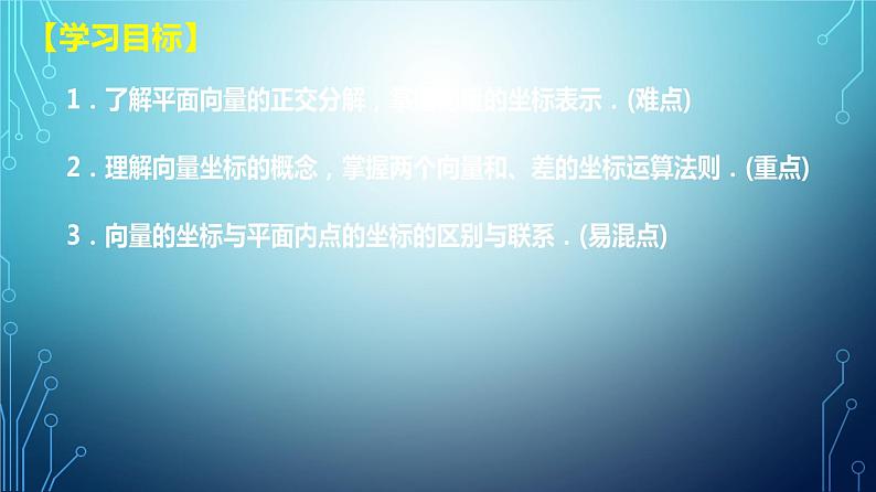 必修2数学新教材人教A版第六章632平面向量的坐标表示及坐标运算ppt_902