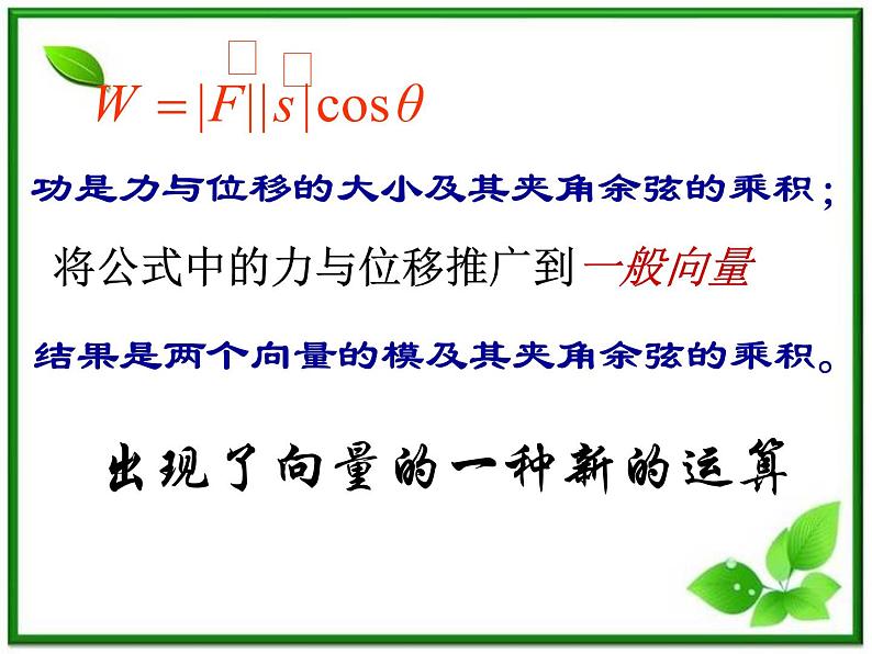 高二上册数学课件：8.2《平面向量的数量积》（沪教版）04