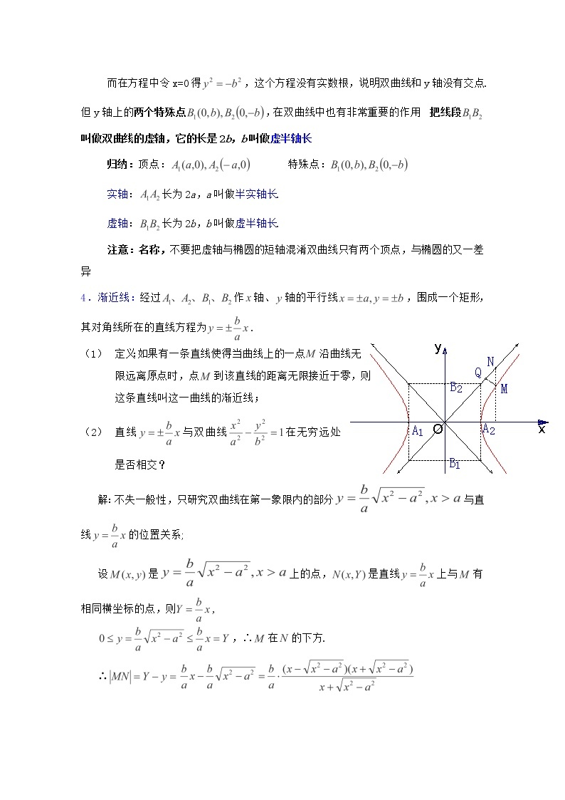 高二下册数学教案：12.6《双曲线的性质》（1）（沪教版）03