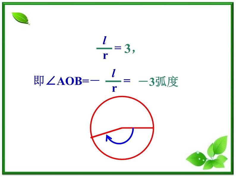 高一下册数学课件：5.1《弧度制》（沪教版）教案06
