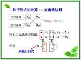 数学：9.3《二阶行列式》课件（沪教版高中二年级 第一学期）教案