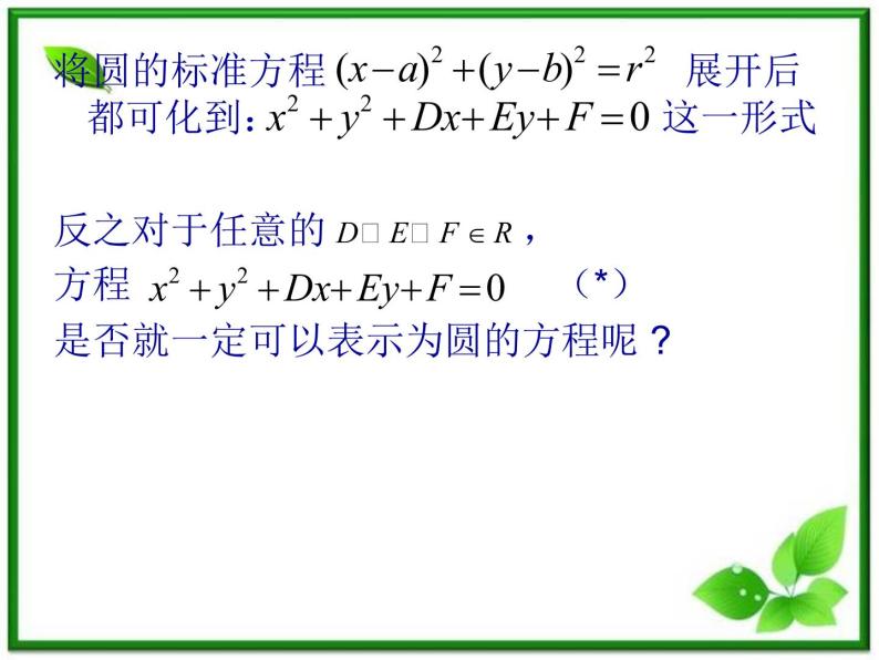 数学：12.2《圆的方程》课件（1）（沪教版高中二年级 第二学期）练习题07