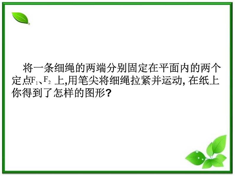 数学：12.3《椭圆的标准方程》课件（1）（沪教版高中二年级 第二学期）练习题05