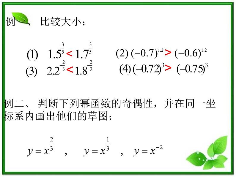 《幂函数》课件10（14张PPT）（湘教版必修1）06