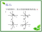 《直线的倾斜角和斜率》课件4（28张PPT）（北师大版必修2）