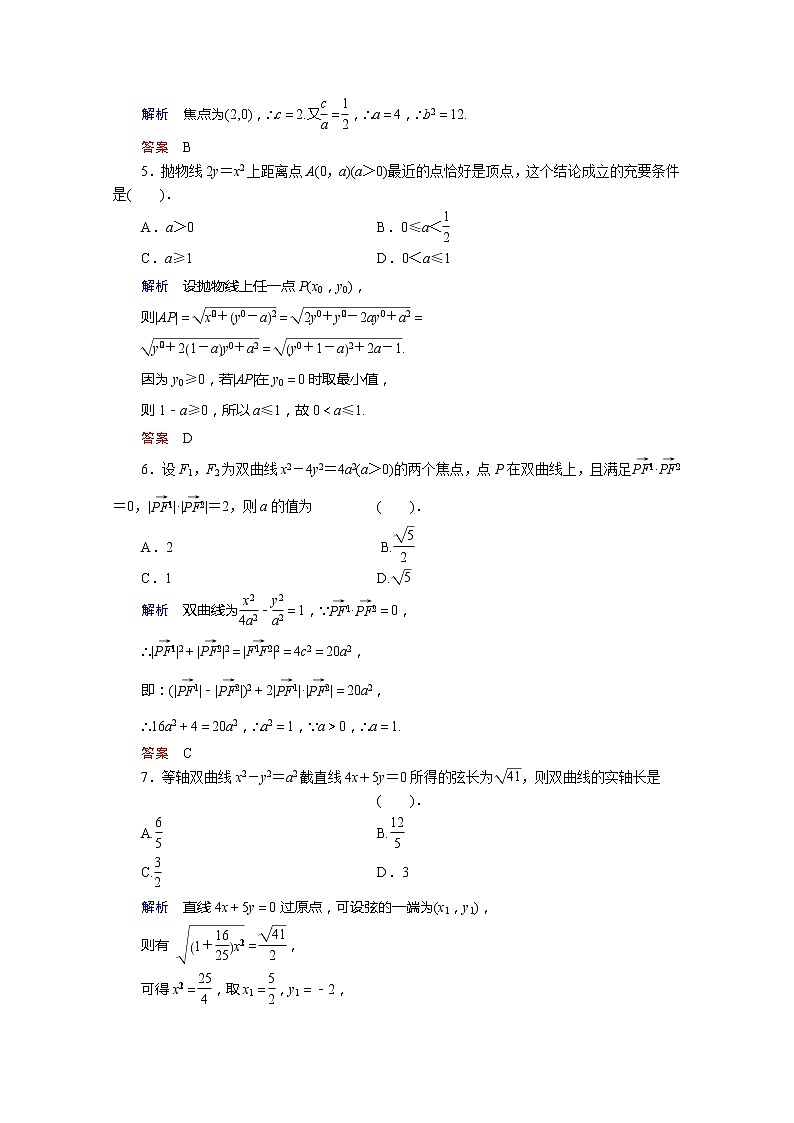 2013-2014学年高二数学 章末质量评估2活页训练 湘教版选修1-102