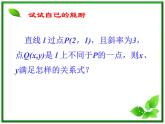 数学：11.1《直线的方程》直线的点斜式方程 课件（沪教版高中二年级 第二学期）练习题