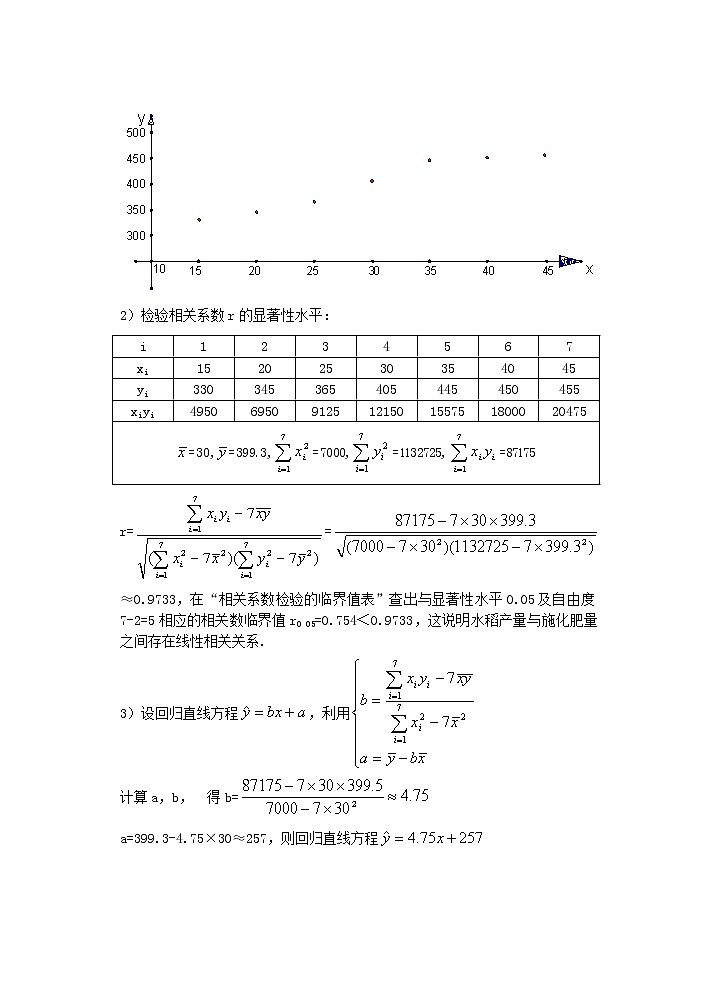 高中数学第三册--选修Ⅱ 第一章 概率与统计教案(第12课)线性回归(2)练习题03