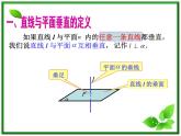 数学：14.2《直线与平面垂直》课件（沪教版高中三年级第一学期）