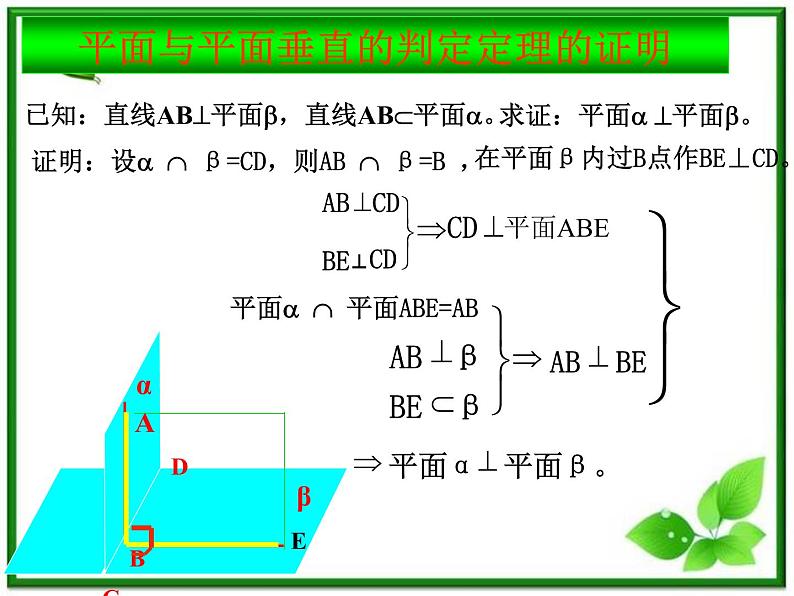 数学：14.4《平面与平面垂直》课件（沪教版高中三年级第一学期）04