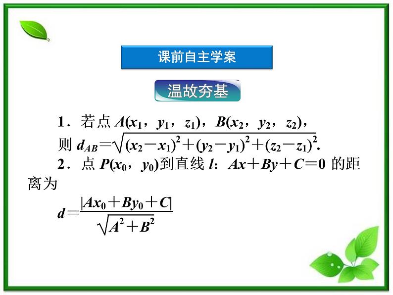 高中数学湘教版选修2-1：(课件)3．7　点到平面的距离04