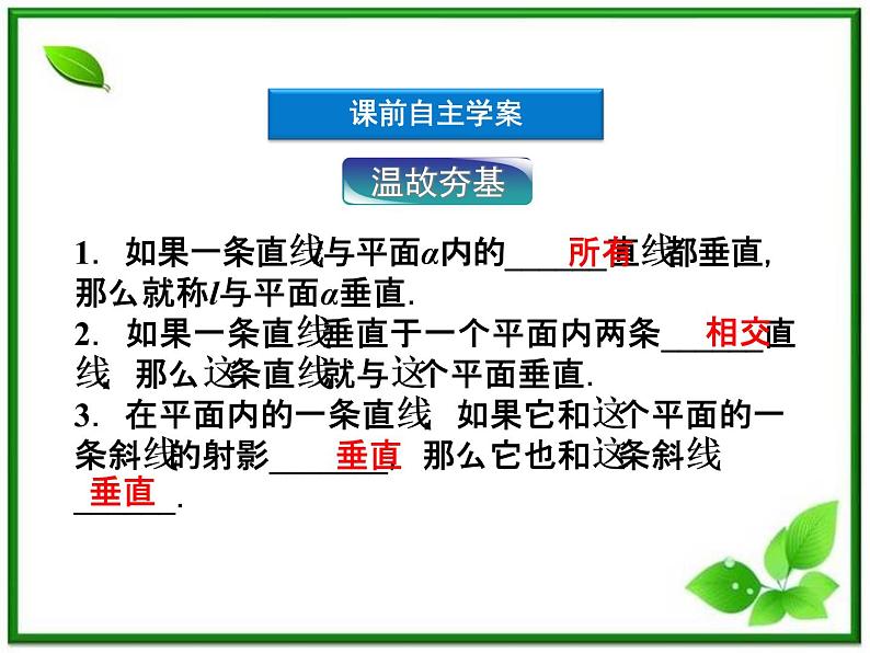 高中数学湘教版选修2-1：(课件)3．5　平面的法向量第4页