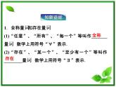 高中数学湘教版选修2-1：(课件)  第一章 1．2.2　全称量词和存在量词