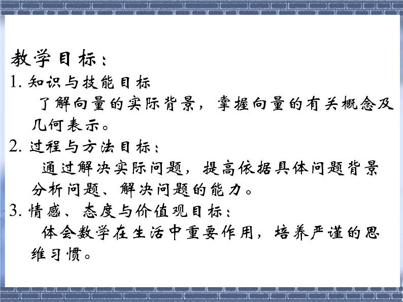 2013高中新课程数学（苏教版必修四）2.1《平面向量的概念及表示2》课件第2页