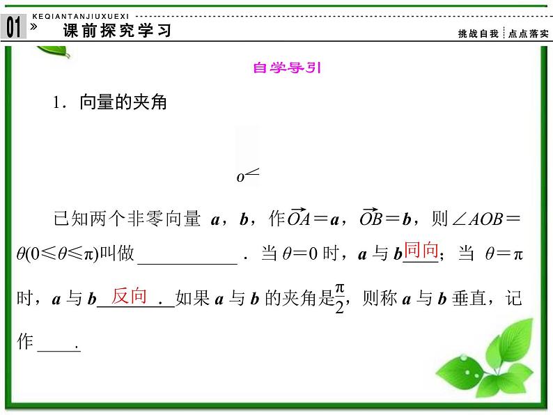 2013高中新课程数学（苏教版必修四）《2.4.1.1 向量的数量积》课件第3页