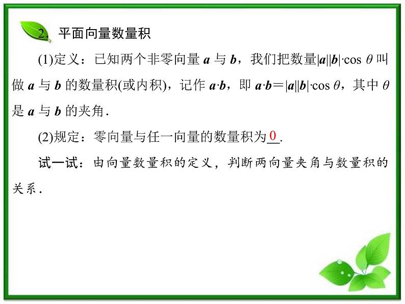 2013高中新课程数学（苏教版必修四）《2.4.1.1 向量的数量积》课件第5页
