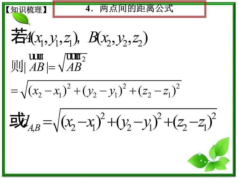 《空间向量及其坐标运算》课件1（14张PPT）（北师大版必修2）第7页