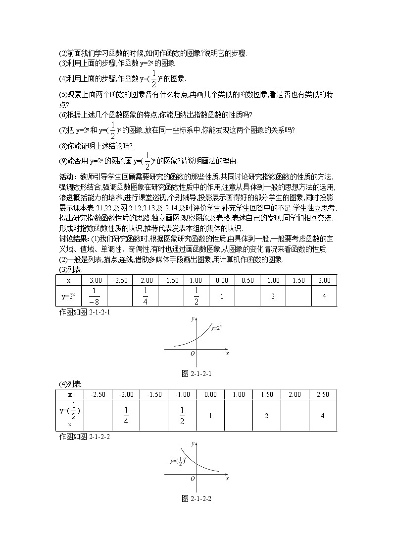 《指数函数及其性质》教案16（第一课时）（苏教版必修1）第3页