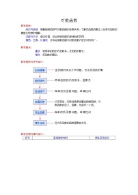 高中数学苏教版必修13.2.2 对数函数教案