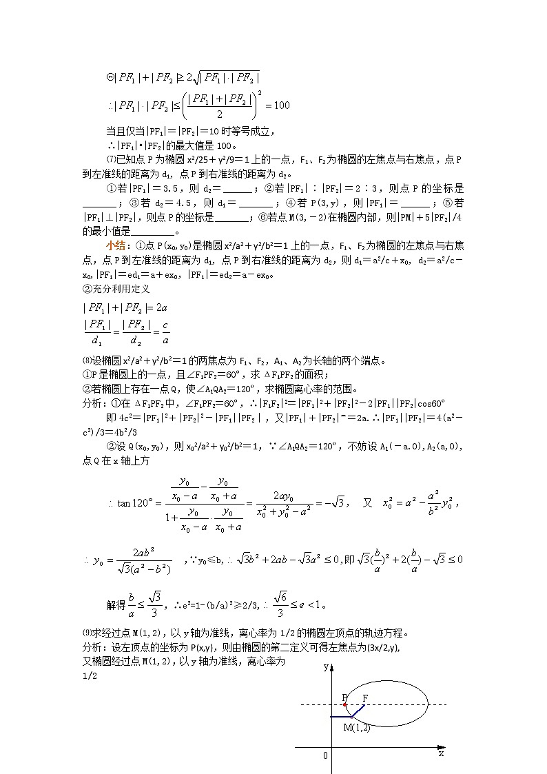 数学：2.1.2《椭圆的几何性质》教案（4）（湘教版选修1-1）第2页