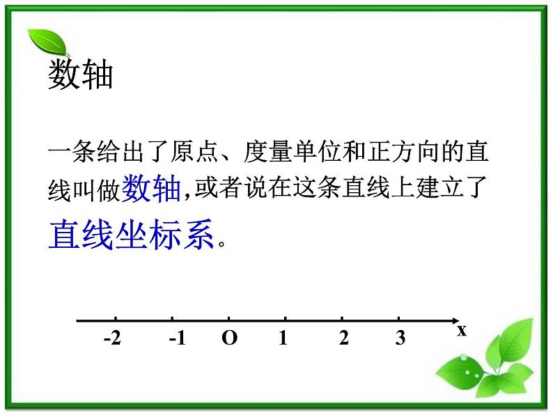 数学：7.1《数轴上的基本公式》课件（湘教版必修3）第2页