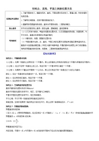 高端精品高中数学一轮专题-空间点、直线、平面之间的位置关系（讲）（带答案）教案