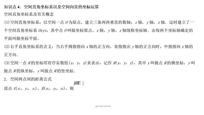高端精品高中数学一轮专题-空间向量及其运算和空间位置关系课件PPT06
