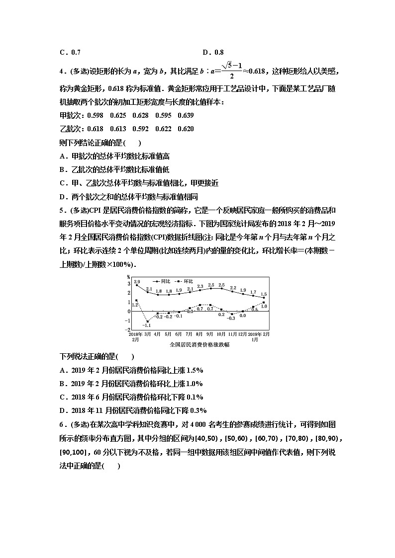 高端精品高中数学一轮专题-抽样方法与频率分布直方图（练）试卷第3页