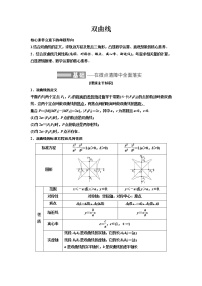 高端精品高中数学一轮专题-双曲线（讲）（带答案）教案