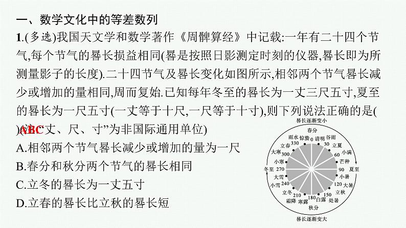 高中数学一轮总复习课件★数学文化——数列背景问题第5页