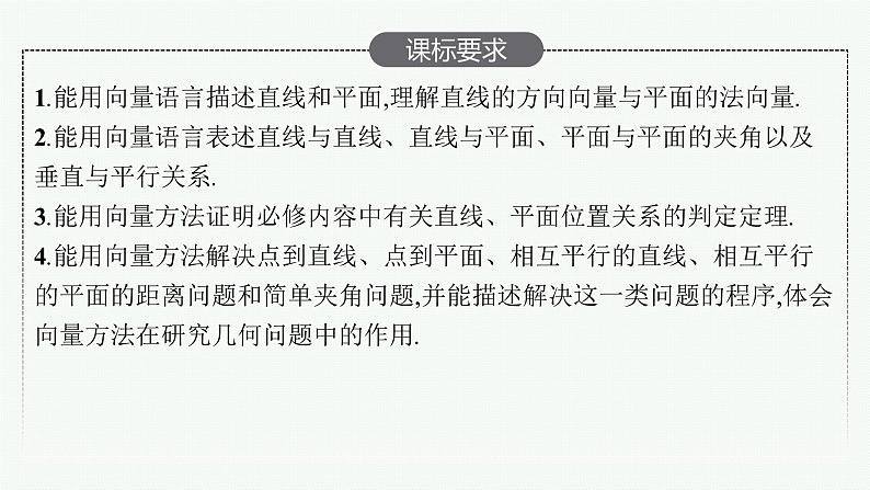 高中数学一轮总复习课件7.6　立体几何中的向量方法02