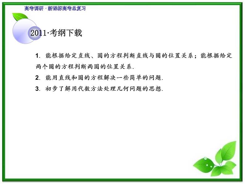 2012一轮复习全套复习课件--《第九章 平面解析几何》9-4教案02