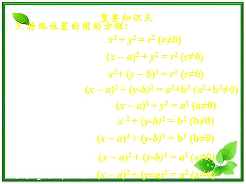 《圆的标准方程》课件6（20张PPT）（人教B版必修2）教案05