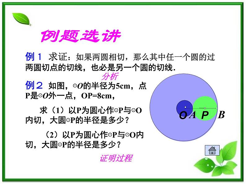 《圆与圆的位置关系》课件1（17张PPT）（人教B版必修2）教案第7页