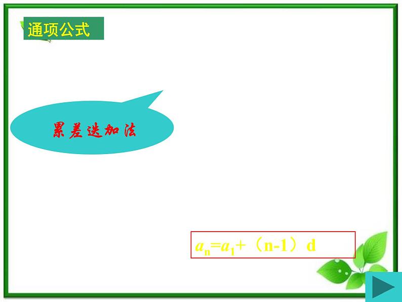 数学：7.2《等差数列》课件（沪教版高中二年级 第一学期）学案08