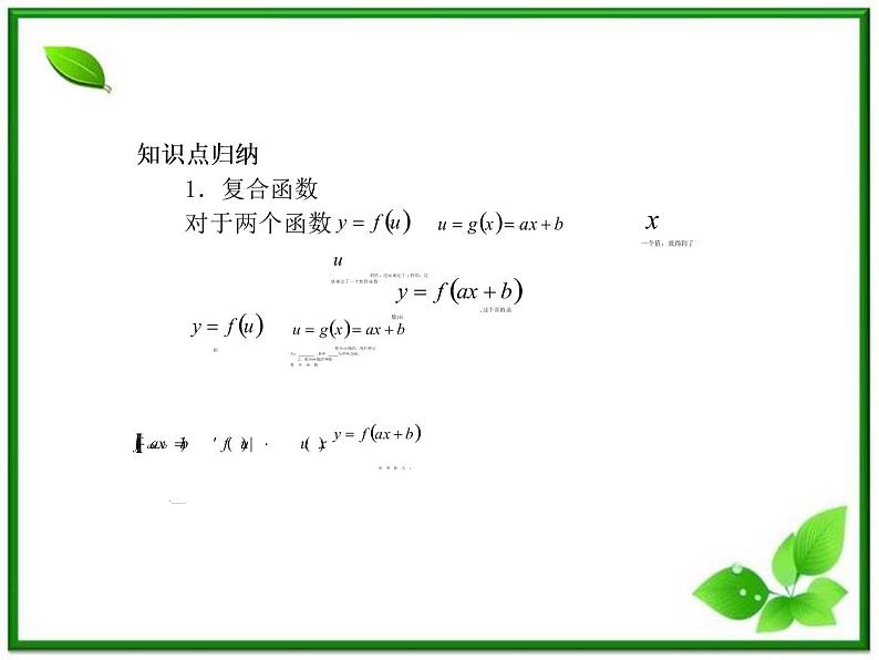 2012-2013高二北师大数学选修2-2：2.5简单复合函数的求导法则课件教案03