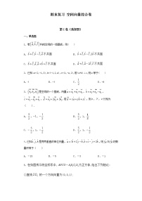 选择性必修第一册 第1章（3）空间向量 综合卷（含答案）