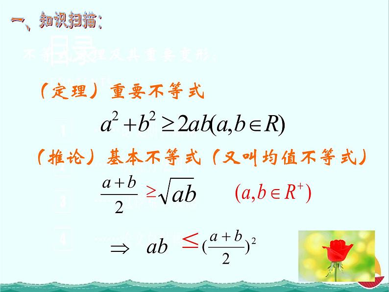 江西省信丰二中选修4-5《基本不等式复习》课件 人教A版第3页