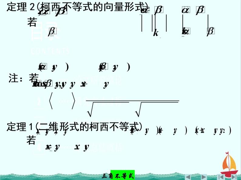 江西省信丰县高中数学课件 《二维形式的柯西不等式1 新人教A版选修4-507