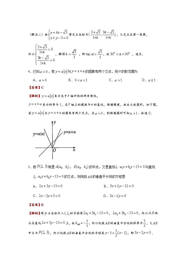 2.3 两条直线的位置关系 同步练习课件PPT02