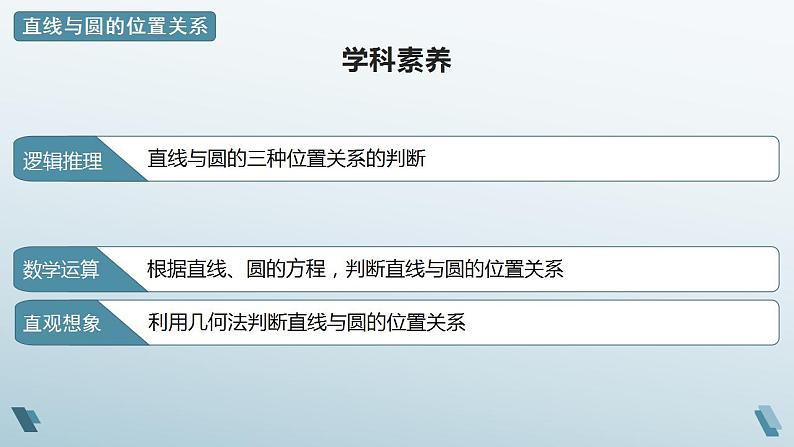 2.6.1 直线与圆的位置关系（第二课时）课件第3页